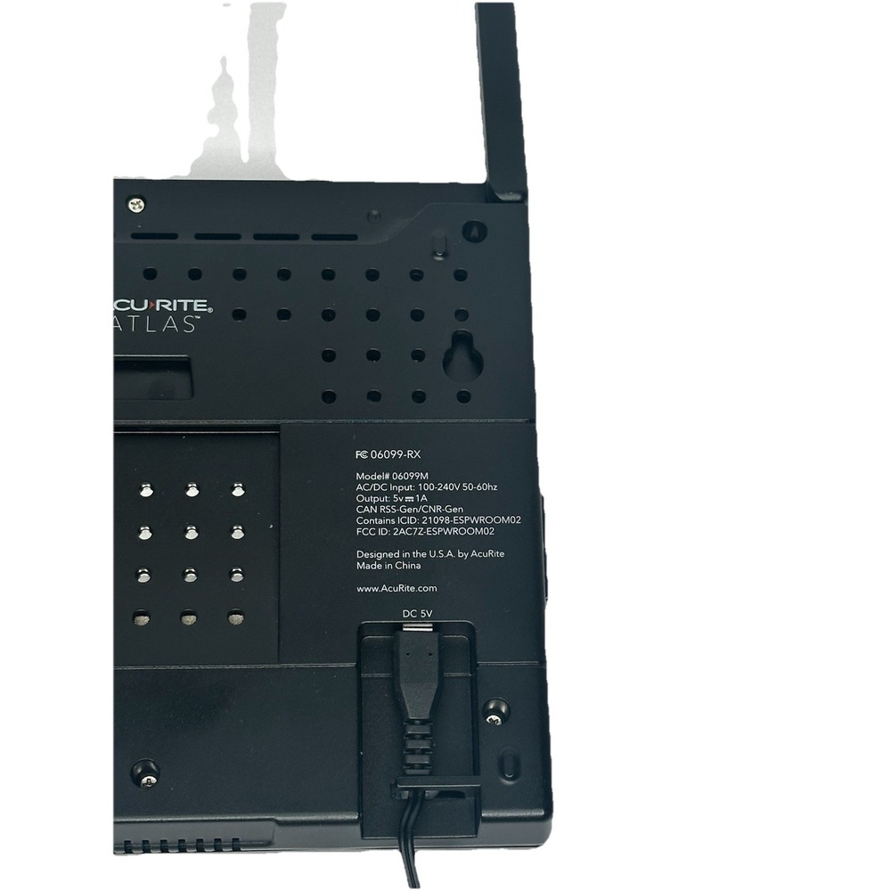 AcuRite Atlas WiFi Black HD Weather Station Display Only - Picture 6 of 11